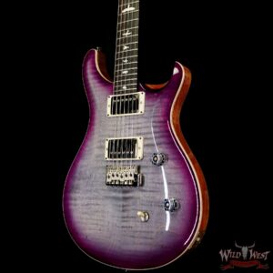 Paul Reed Smith PRS Wild West Guitars 2023 Special Run CE 24 Painted Black Neck 57/08 Pickups Faded Grey Black Purple Burst - Image 2