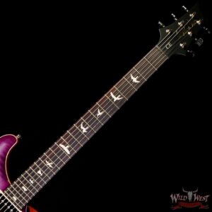 Paul Reed Smith PRS Wild West Guitars 2023 Special Run CE 24 Painted Black Neck 57/08 Pickups Faded Grey Black Purple Burst - Image 4