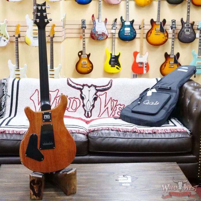 Paul Reed Smith PRS Wild West Guitars 2023 Special Run CE 24 Painted Black Neck 57/08 Pickups Faded Grey Black Purple Burst - Image 8