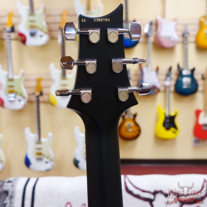 Paul Reed Smith PRS Wild West Guitars 2023 Special Run CE 24 Painted Black Neck 57/08 Pickups Faded Grey Black Purple Burst - Image 9