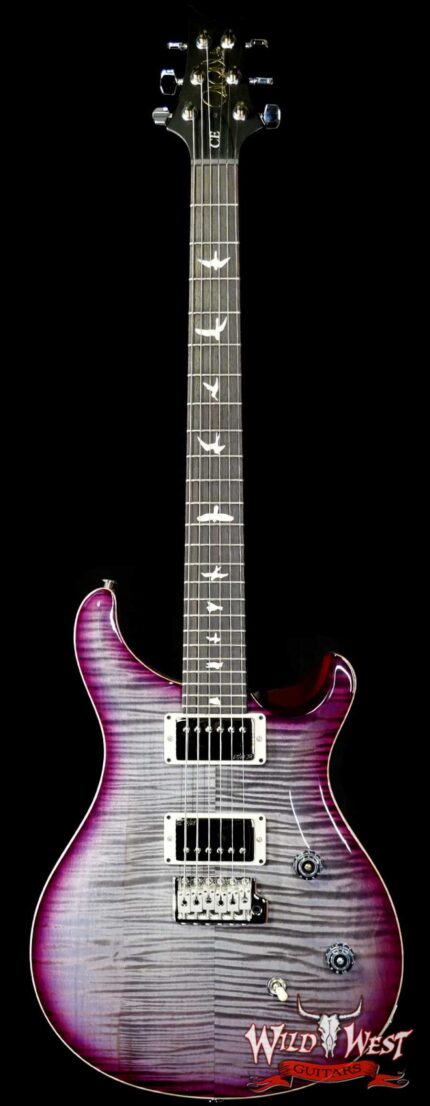 Paul Reed Smith PRS Wild West Guitars Special Run CE 24 Painted Black Neck 57/08 Covered Pickups Faded Grey Black Purple Burst 7.75 LBS
