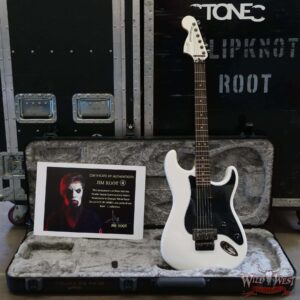 Jim Root Collection 2018 Fender Squier Contemporary Active Stratocaster Olympic White - Image 6