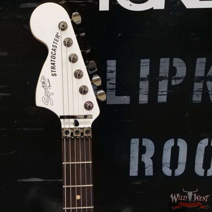 Jim Root Collection 2018 Fender Squier Contemporary Active Stratocaster Olympic White - Image 7