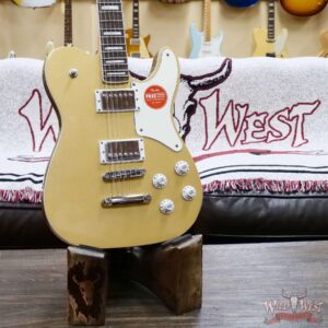 Squier Limited Edition Paranormal Troublemaker Telecaster Deluxe Laurel Fingerboard Aztec Gold - Image 9