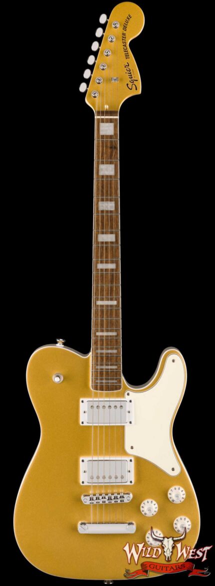 Squier Limited Edition Paranormal Troublemaker Telecaster Deluxe Laurel Fingerboard Aztec Gold