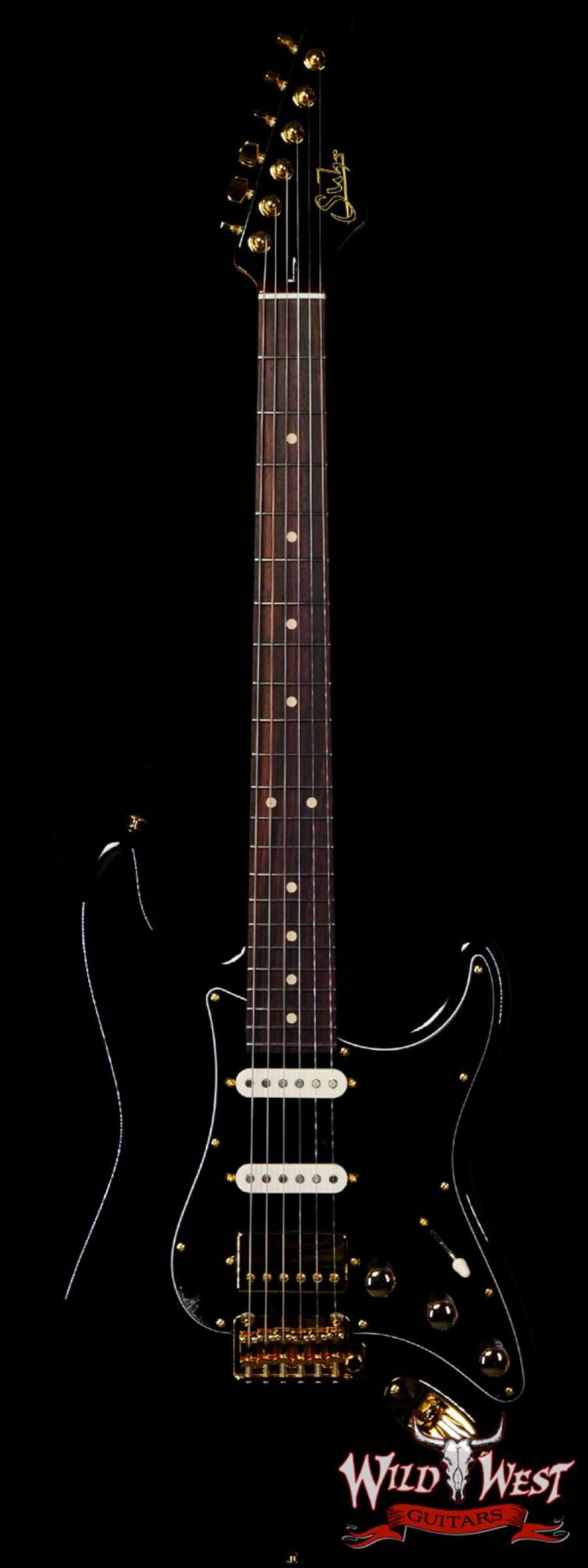 Suhr Custom Classic S HSS Rosewood Fingerboard Matching Color Headstock Black - Image 1
