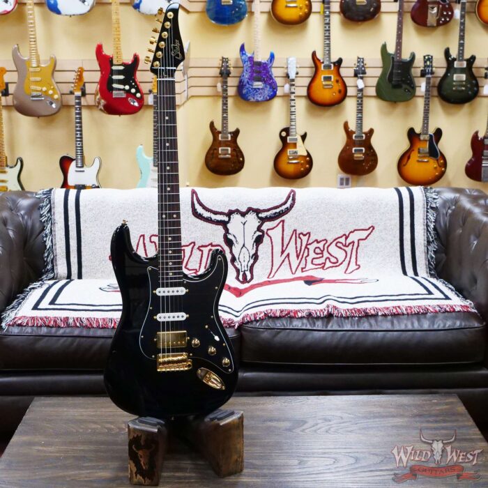 Suhr Custom Classic S HSS Rosewood Fingerboard Matching Color Headstock Black - Image 5