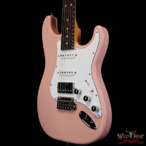 Suhr Custom Classic S HSS Rosewood Fingerboard Matching Color Headstock Shell Pink - Image 2