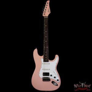 Suhr Custom Classic S HSS Rosewood Fingerboard Matching Color Headstock Shell Pink - Image 3