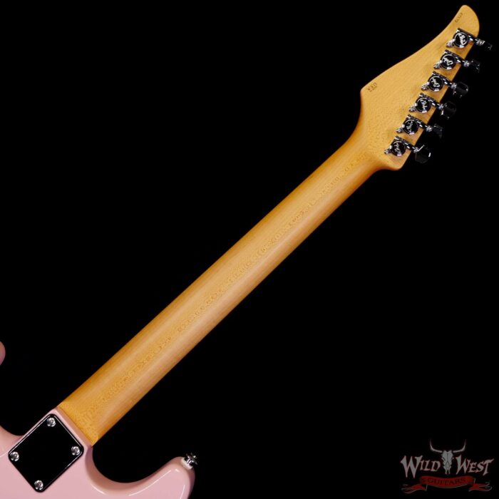 Suhr Custom Classic S HSS Rosewood Fingerboard Matching Color Headstock Shell Pink - Image 5