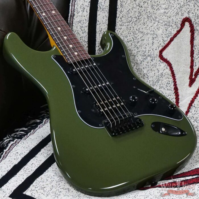 Suhr Custom Classic S HSS Rosewood Fingerboard Matching Color Headstock Dark Forest Green2 - Image 8