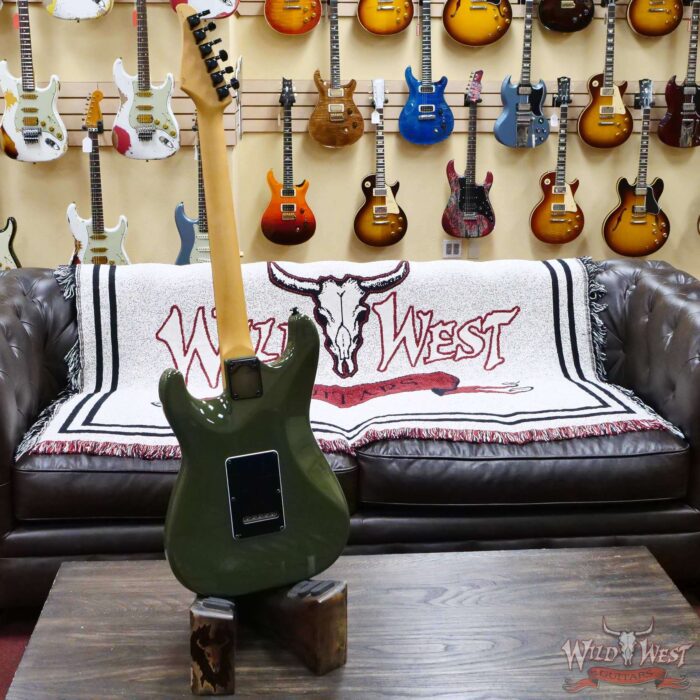 Suhr Custom Classic S HSS Rosewood Fingerboard Matching Color Headstock Dark Forest Green2 - Image 9