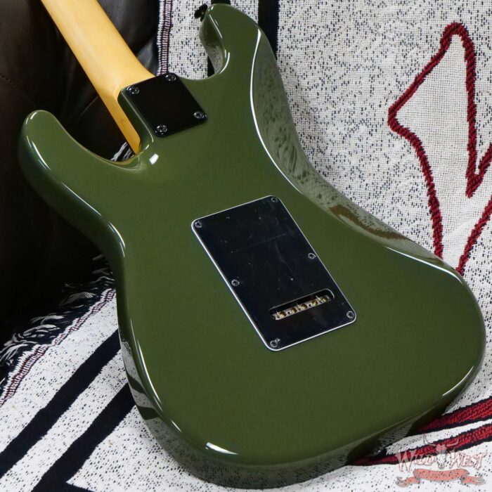 Suhr Custom Classic S HSS Rosewood Fingerboard Matching Color Headstock Dark Forest Green2 - Image 11