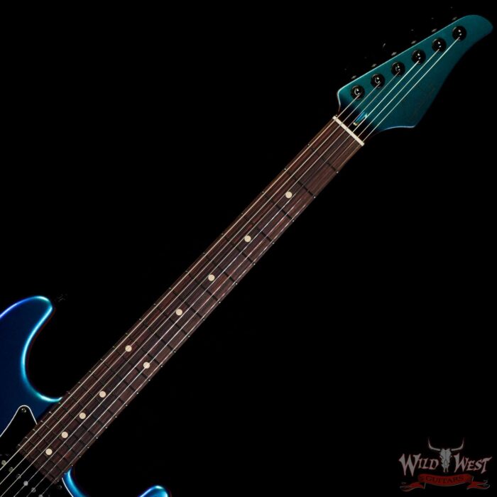 Suhr Custom Classic S HSS Rosewood Fingerboard Matching Color Headstock Black Hardware Prism - Image 4