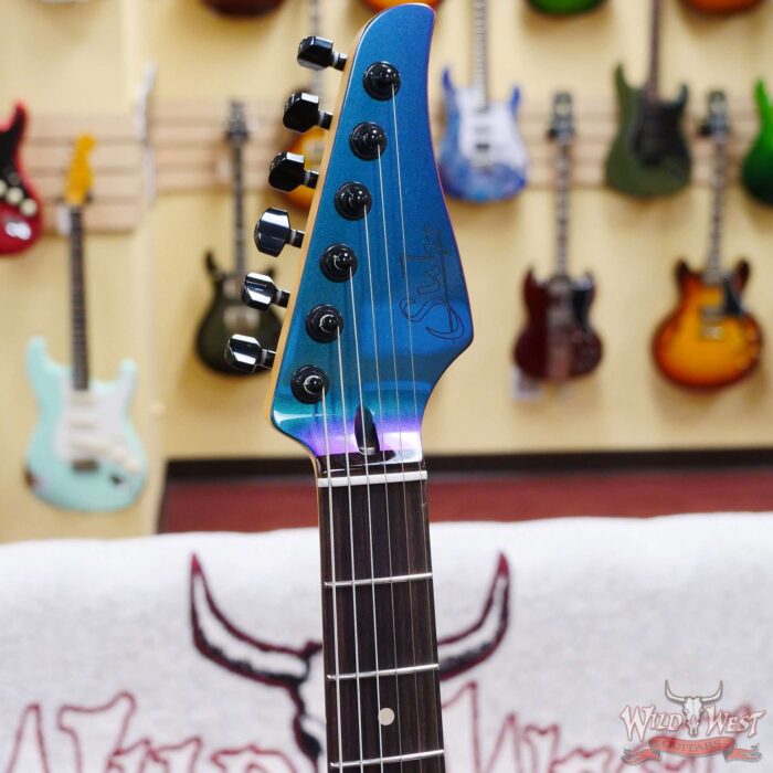 Suhr Custom Classic S HSS Rosewood Fingerboard Matching Color Headstock Black Hardware Prism - Image 7