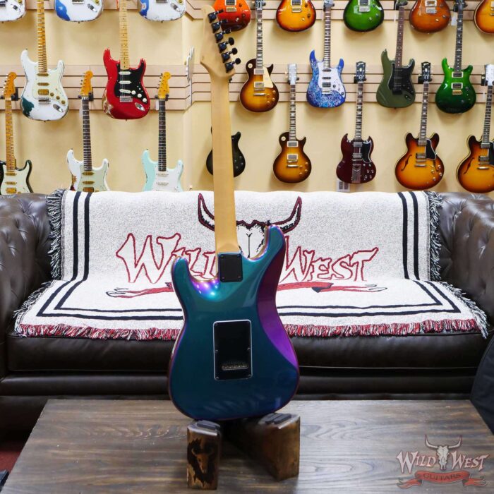 Suhr Custom Classic S HSS Rosewood Fingerboard Matching Color Headstock Black Hardware Prism - Image 9
