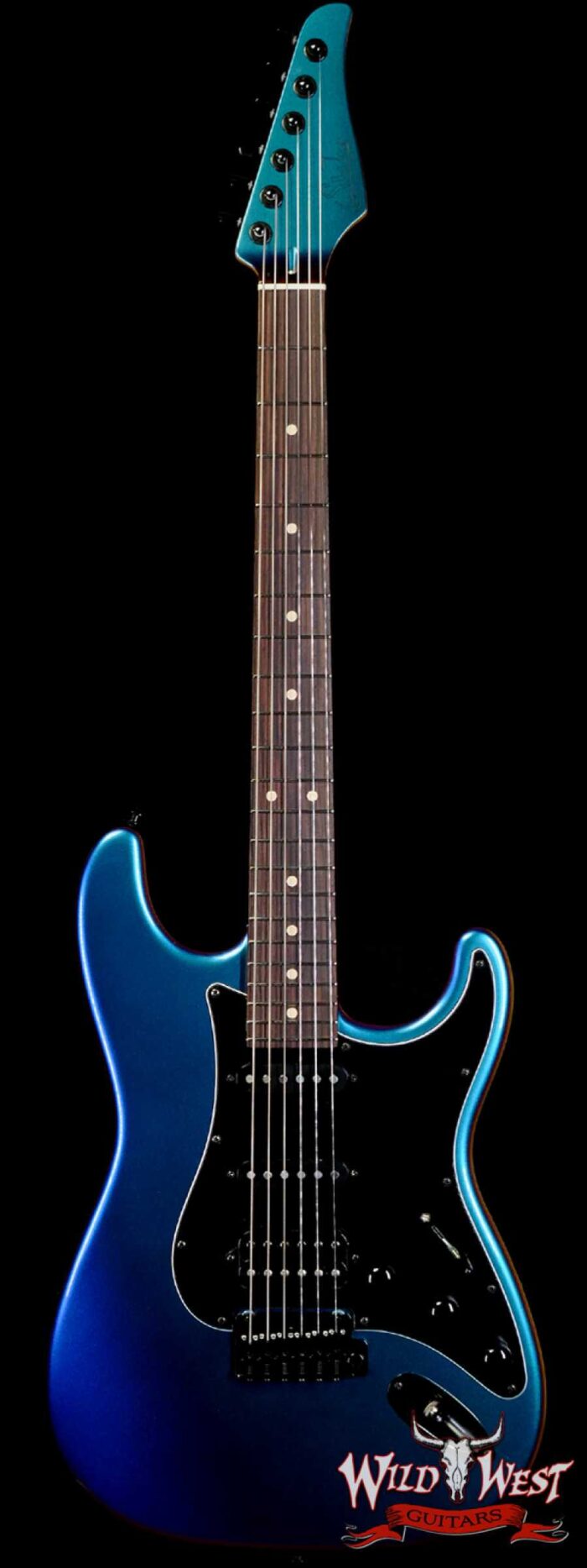 Suhr Custom Classic S HSS Rosewood Fingerboard Matching Color Headstock Black Hardware Prism - Image 1