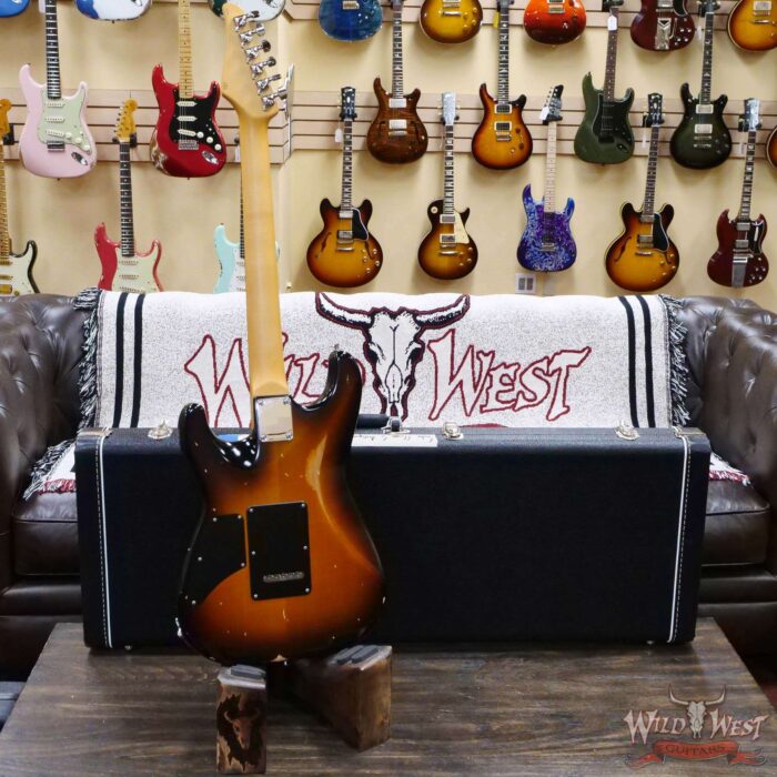 Suhr Custom Classic S Antique SH Indian Rosewood Fingerboard 2 Tone Tobacco Burst - Image 9