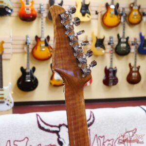 Suhr Custom Modern HSH Floyd Quilt Maple Top Roasted Flame Maple Neck Ebony Board Fireburst - Image 10