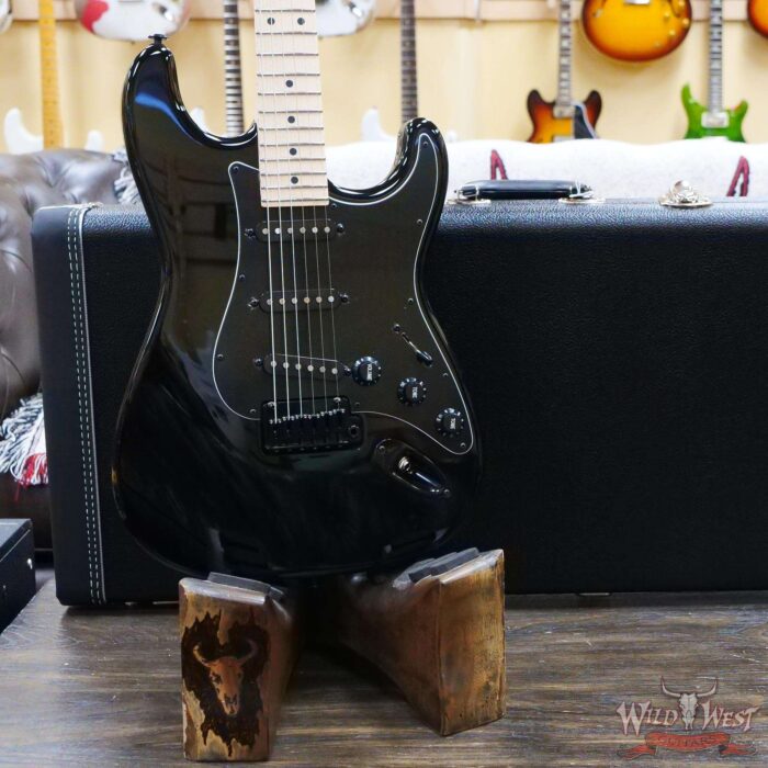 Suhr Custom Classic S SSS Maple Fingerboard Solid Black - Image 8