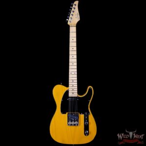 Suhr Custom Classic T Swamp Ash Body Maple Neck Trans Butterscotch 6.55 LBS - Image 3
