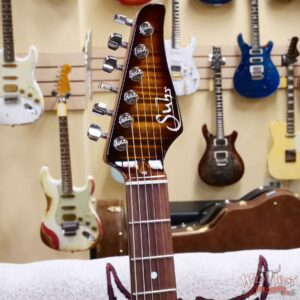 Suhr Custom Modern HSH with Blower Switch Flame Maple Top Bengal Burst 7.30 LBS - Image 7