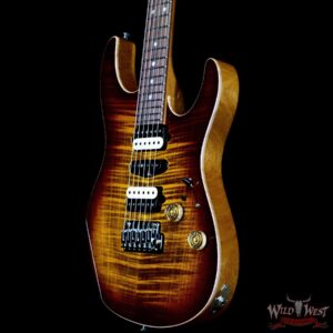 Suhr Custom Modern HSH with Blower Switch Flame Maple Top Bengal Burst 7.40 LBS - Image 2
