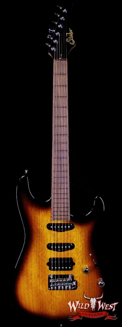 Suhr Custom Classic S HSS Rear Rout African Okoume Body Indian Rosewood Fingerboard 2 Tone Tobacco Burst 6.35 LBS