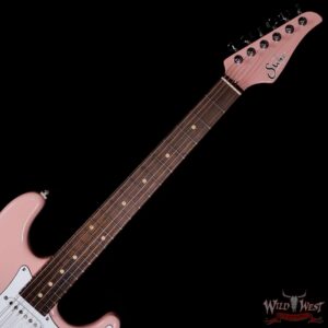 Suhr Custom Classic S HSS Rosewood Fingerboard Matching Color Headstock Shell Pink 8.05 LBS - Image 4