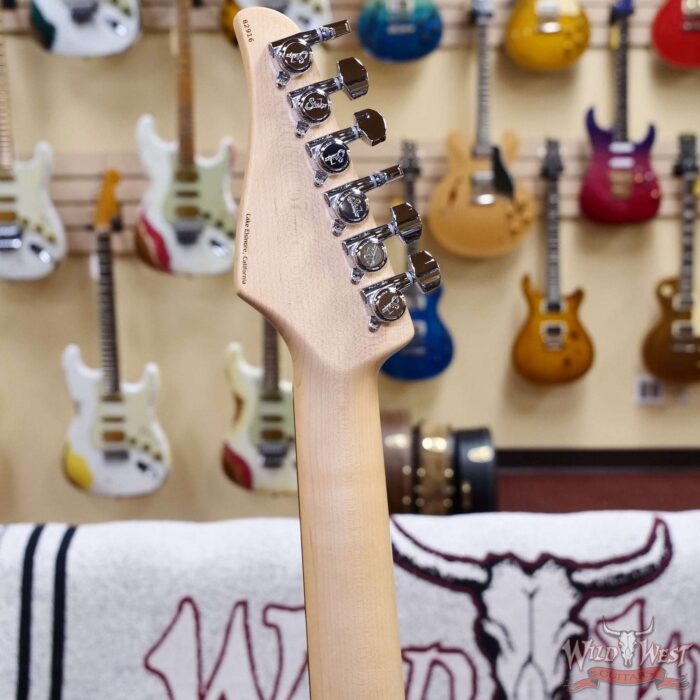 Suhr Custom Classic S HSS Rosewood Fingerboard Matching Color Headstock Shell Pink 8.05 LBS - Image 10
