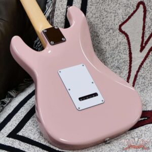 Suhr Custom Classic S HSS Rosewood Fingerboard Matching Color Headstock Shell Pink 8.05 LBS - Image 11