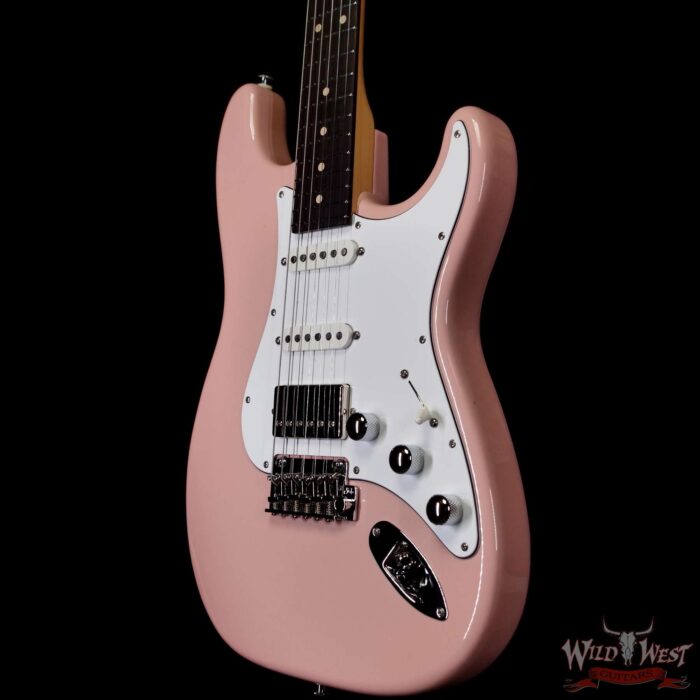 Suhr Custom Classic S HSS Rosewood Fingerboard Matching Color Headstock Shell Pink 8.00 LBS - Image 2