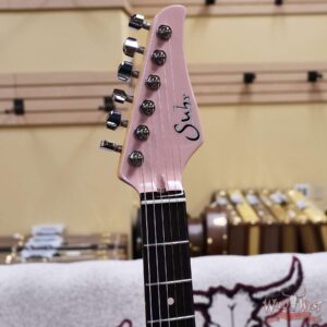 Suhr Custom Classic S HSS Rosewood Fingerboard Matching Color Headstock Shell Pink 8.00 LBS - Image 7