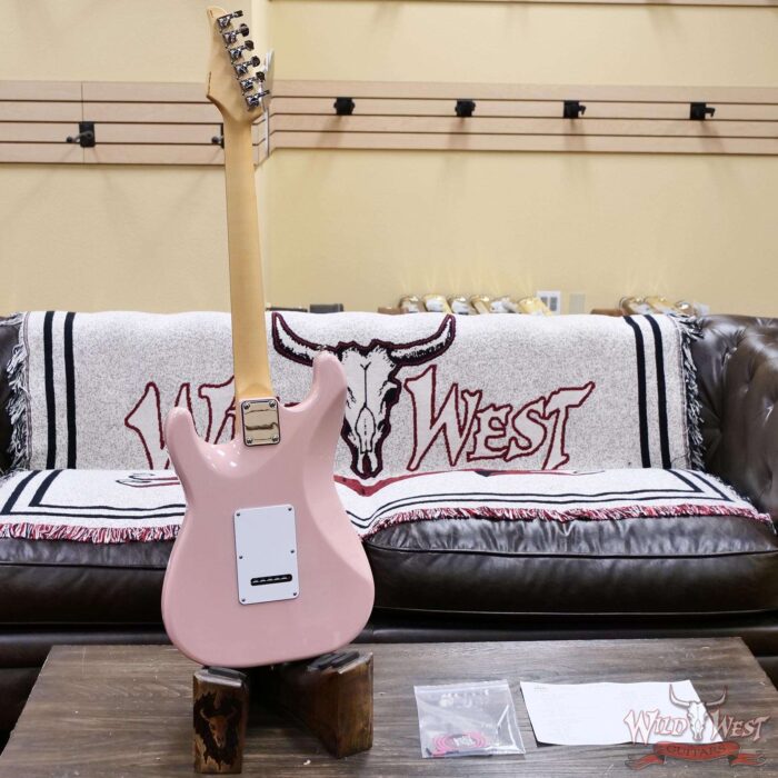 Suhr Custom Classic S HSS Rosewood Fingerboard Matching Color Headstock Shell Pink 8.00 LBS - Image 9