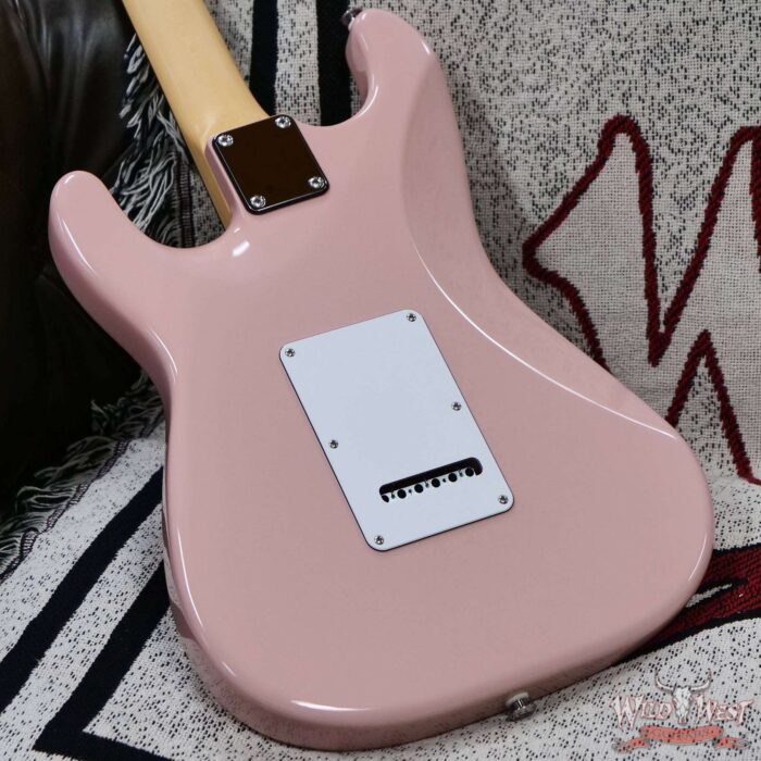 Suhr Custom Classic S HSS Rosewood Fingerboard Matching Color Headstock Shell Pink 8.00 LBS - Image 11