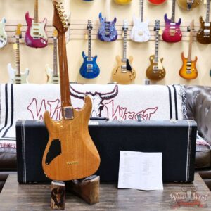 Suhr Custom Carve Top Standard Flame Maple Top Genuine Mahogany Body Bahama Blue 7.65 lbs - Image 9