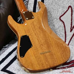 Suhr Custom Carve Top Standard Flame Maple Top Genuine Mahogany Body Bahama Blue 7.65 lbs - Image 11