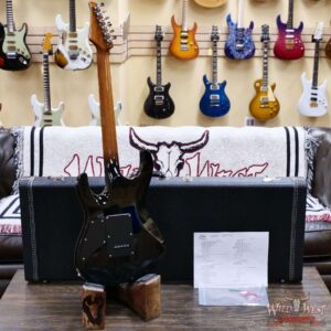 Suhr Custom Set Neck Modern HSH Flame Maple Top Blower Switch 24 Stainless Steel Jumbo Frets Bahama Blue 6.95 lbs - Image 9