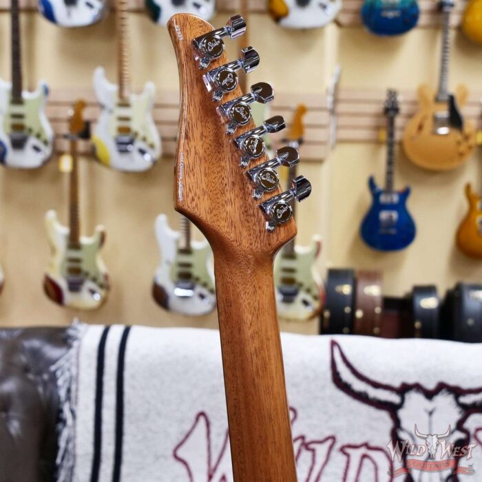 Suhr Custom Set Neck Modern HSS Flame Maple Top SSCII System Blower Switch 24 Stainless Steel Jumbo Frets Trans Purple 6.95 LBS - Image 10