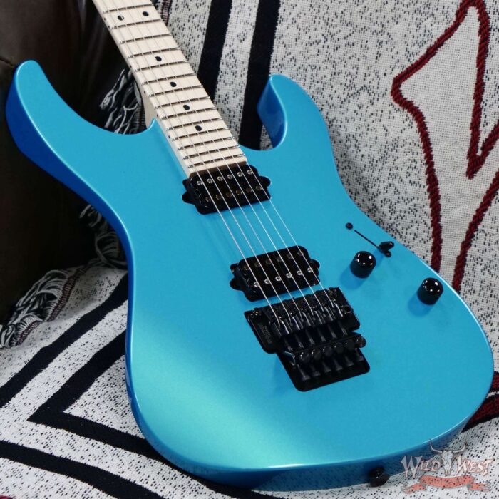 Suhr Custom Modern HH Floyd Revers Headstock Maple Neck Blue Chill 7.75 LBS - Image 8
