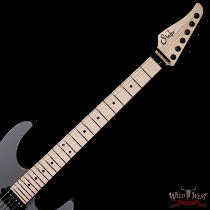 Suhr Custom Modern HH Floyd Revers Headstock Maple Neck Mountain Gray 7.60 LBS - Image 4