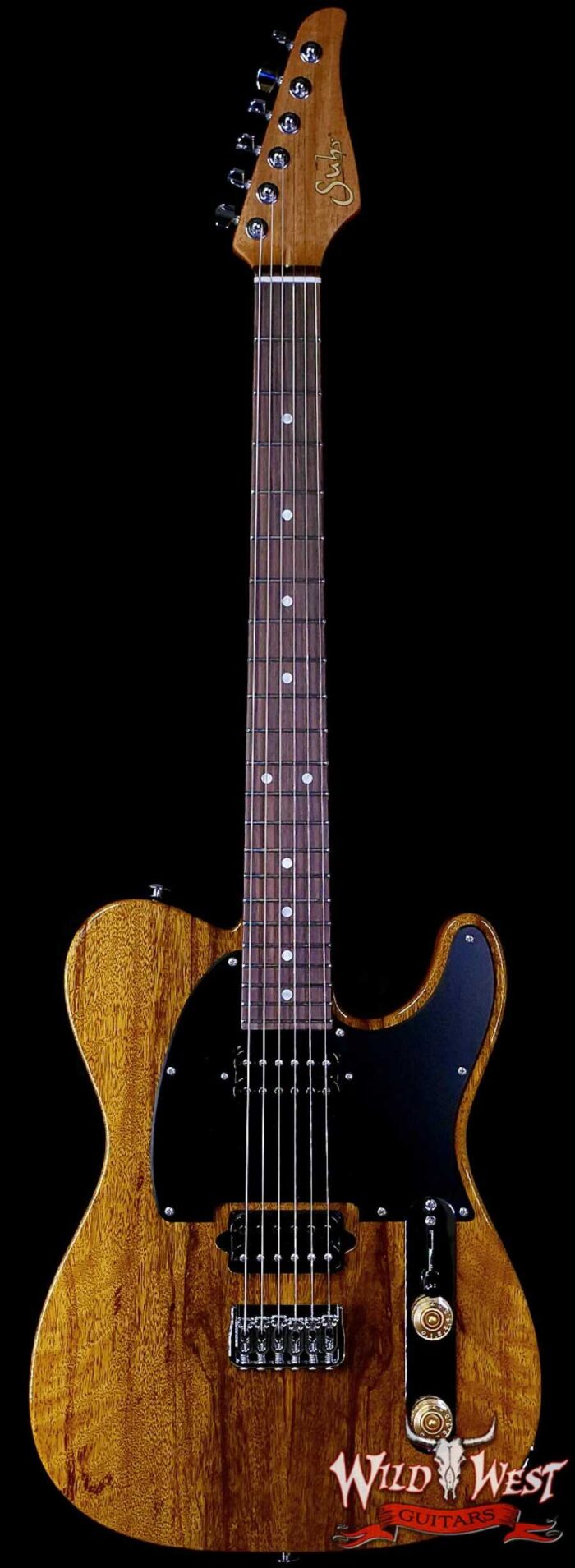 Suhr Custom Classic T HH Black Limba Top Mahogany Body & Neck Vintage Natural 7.95 LBS - Image 1