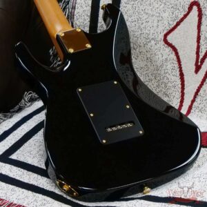 Suhr Custom Roasted Swamp Ash Standard HSH Indian Rosewood Fingerboard with Roasted Maple Neck Black - Image 11