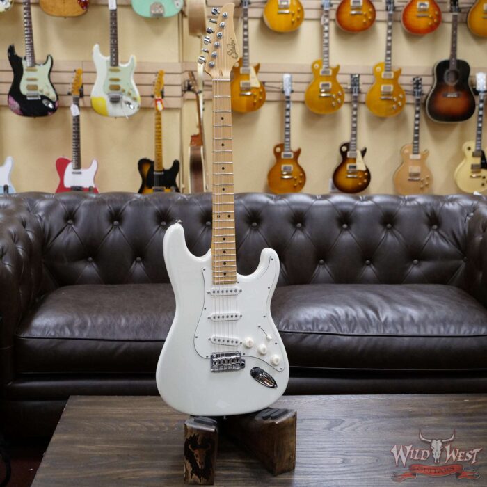 Suhr Classic S SSS Quater-Sawn Maple Neck Olympic White - Image 6