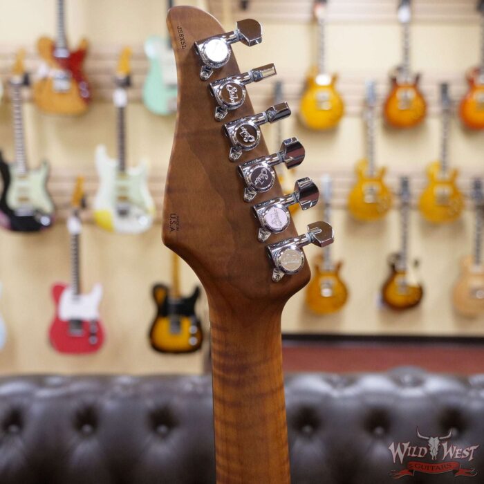 Suhr 2020 Limited Edition Classic S HSS Metallic Copper Firemist Roasted Flame Neck with Indian Rosewood Board - Image 10