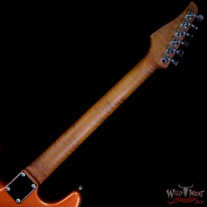 Suhr 2020 Limited Edition Classic S HSS Metallic Copper Firemist Roasted Flame Neck with Indian Rosewood Board - Image 5