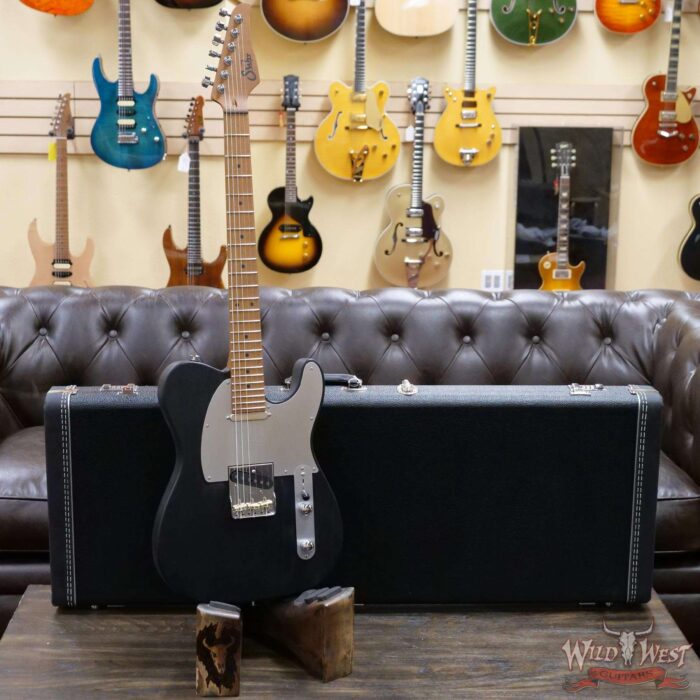 Suhr Andy Wood Signature Modern T SS T24 Swamp Ash Roasted Maple War Black - Image 6