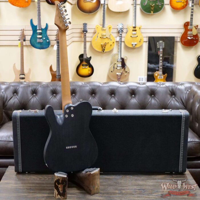 Suhr Andy Wood Signature Modern T SS T24 Swamp Ash Roasted Maple War Black - Image 9