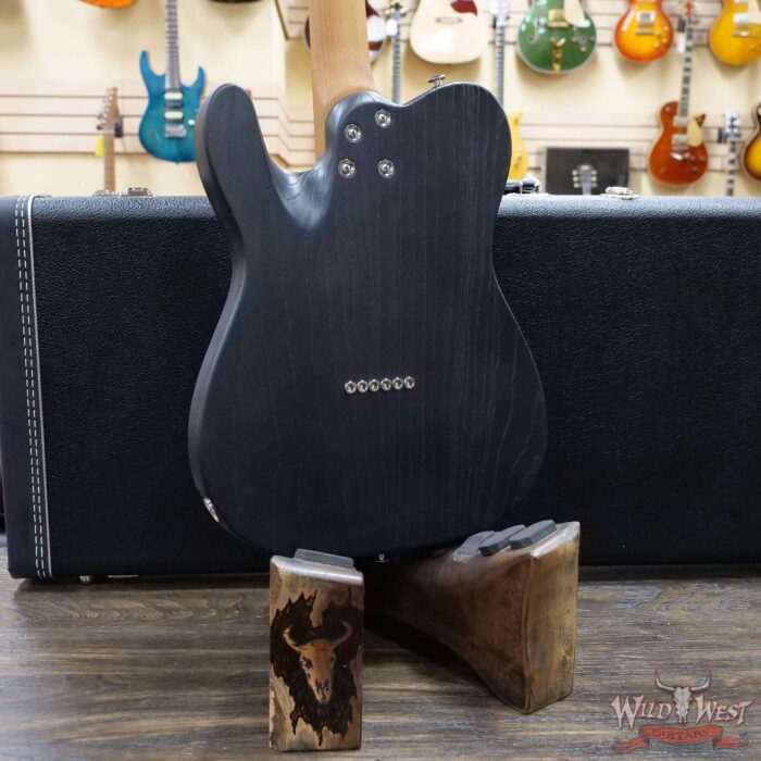 Suhr Andy Wood Signature Modern T SS T24 Swamp Ash Roasted Maple War Black - Image 11