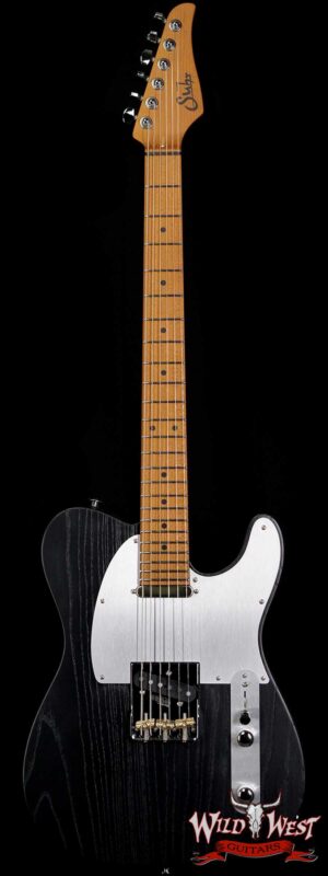 Suhr Andy Wood Signature Modern T SS T24 Swamp Ash Roasted Maple War Black